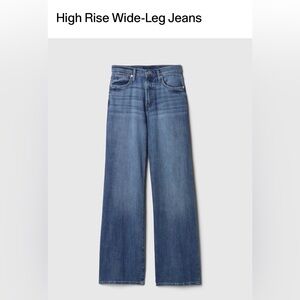Gap Factory High Rise Wide Leg Women's Jeans